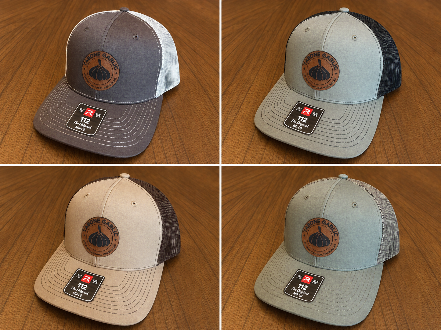 Tabone Garlic Leather Patch SnapBack Hat - Richardson 112